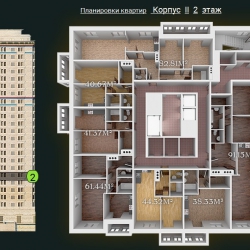 31 КВАРТАЛ КОРПУС 2_2 этаж