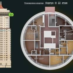 31 КВАРТАЛ КОРПУС 3_22 этаж